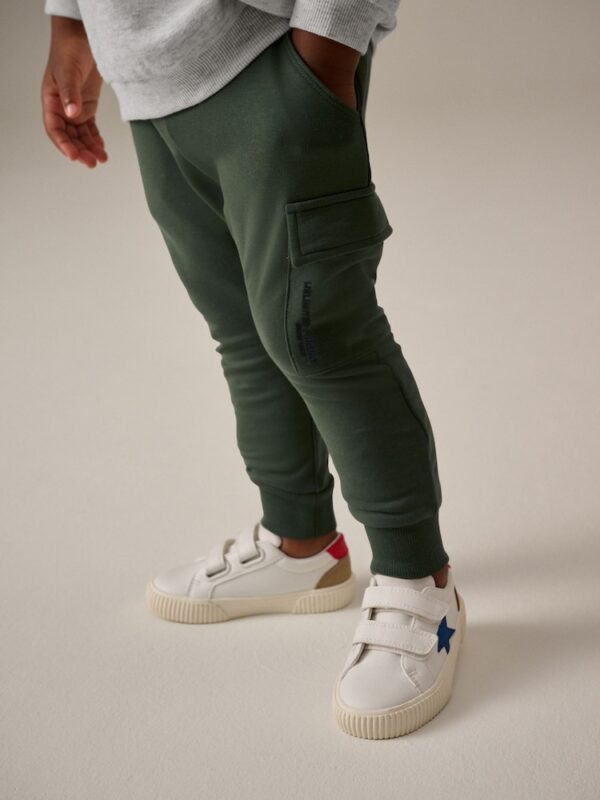 Khaki/Grey Utility Sweatshirt and Super Skinny Joggers Set
