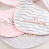 Pink/Grey Baby Bibs 3 Pack