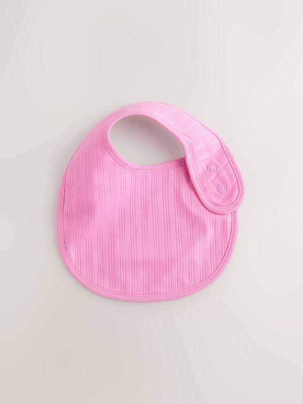 Pink Baby Bibs 3 Pack