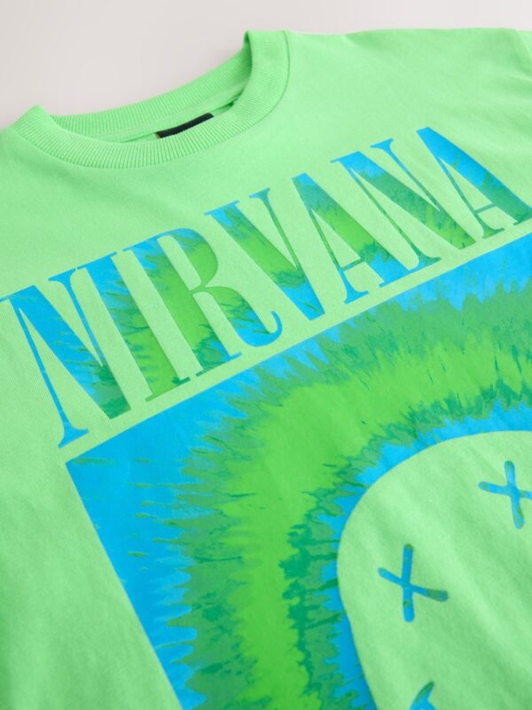 Green Nirvana Band T-Shirt