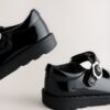 Black Patent T-Bar School Shoes