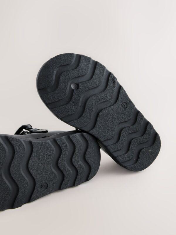 Black Patent T-Bar School Shoes