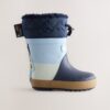 Blue Colourblock Bluey Thermal Thinsulate™ Lined Cuff Wellies