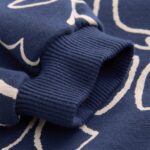 Navy Bow Sweat Dress