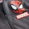 Black Marvel Zip Through Hoodie