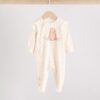Pink Baby Two Way Zip Sleepsuits 3 Pack