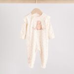 Pink Baby Two Way Zip Sleepsuits 3 Pack