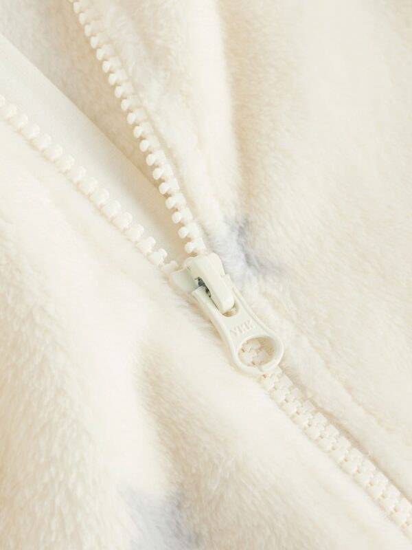 Grey Milk Fleece Baby Sleepsuit