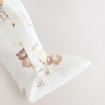 Cream Baby Two Way Zip Fleece Lined Sleepsuit