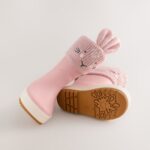 Pink Bunny Thinsulate Lined Cuff Wellies