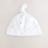 White Baby Tie Top Hats 3 Pack
