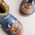 Navy Gruffalo Warm Lined Ankle Wellies