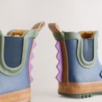 Navy Gruffalo Warm Lined Ankle Wellies