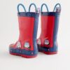 Red Transport Handle Pull On Wellies