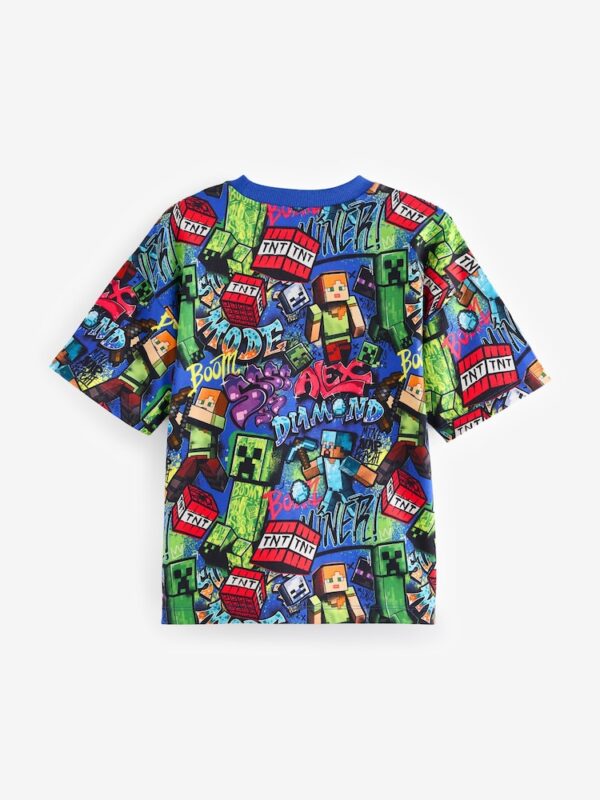 Cobalt Blue Licensed Minecraft T-Shirt