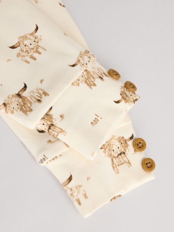 Beige Hamish Baby T Shirt and Legging Set