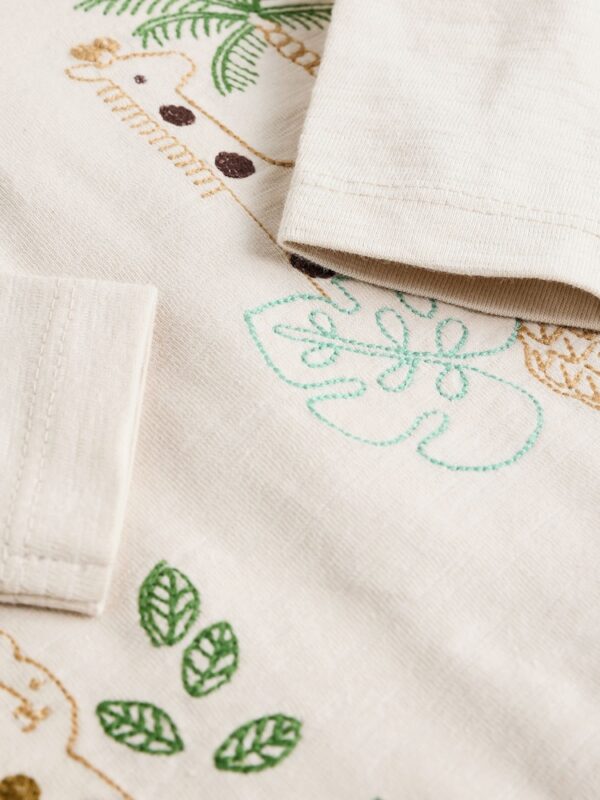 Neutral Safari Baby T Shirt and Legging Set