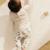Neutral Safari Baby T Shirt and Legging Set