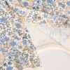 Blue Ditsy Floral Long Sleeve Baby Frill Top And Leggings Set