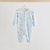 Pink Baby Fairy Bunny 100% Cotton Sleepsuits 3 Pack