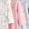 Pink Baby Fairy Bunny 100% Cotton Sleepsuits 3 Pack