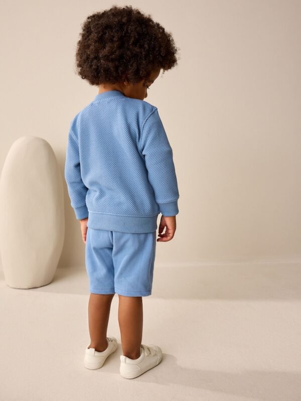 Jersey Bomber Jacket and Shorts Set