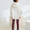 Ecru/Pink Graffiti Hoodie and Leggings Set
