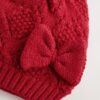 Red Crochet Knitted Baby Hat