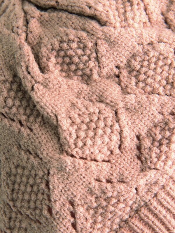 Pink Crochet Knitted Baby Hat