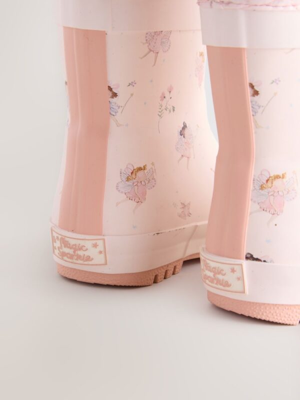 Fairy Pink Thinsulate Lined Cuff Wellies
