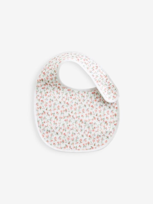 Pink Baby 100% Cotton Bibs 3 Pack