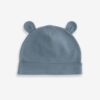 Mid Blue Baby 100% Cotton Beanies 3 Pack