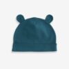 Mid Blue Baby 100% Cotton Beanies 3 Pack
