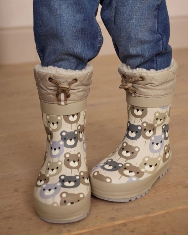 Brown Bear Thermal Thinsulate™ Lined Cuff Wellies