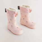 Fairy Pink Thinsulate Lined Cuff Wellies