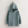 Textured Jersey Dino Spikes Hoodie