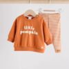 Little Pumpkin Baby Sweatshirt and Leggings Set