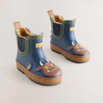 Navy Gruffalo Warm Lined Ankle Wellies