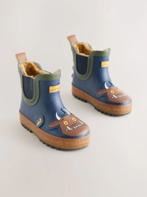 Navy Gruffalo Warm Lined Ankle Wellies