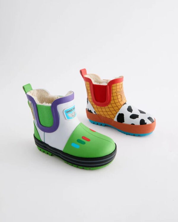 Ochre Yellow Toy Story Warm Lined Ankle Wellies