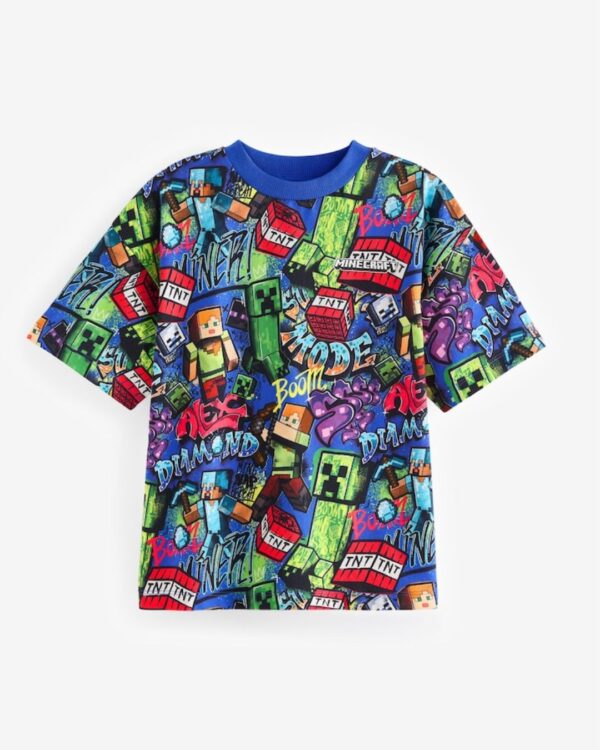 Cobalt Blue Licensed Minecraft T-Shirt