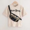 Stone/Camo Bag Pocket Short Sleeve T-Shirt