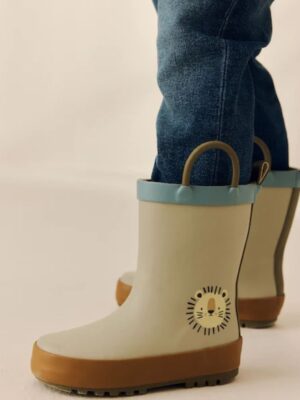 Neutral Lion Handle Pull On Wellies