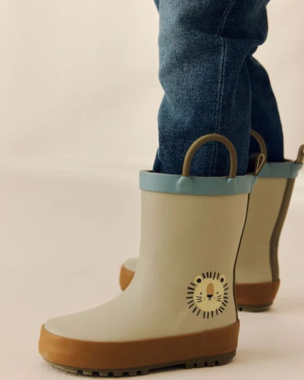 Neutral Lion Handle Pull On Wellies
