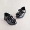 Black Patent Wide Fit (G) Bow Mary Jane School Shoes