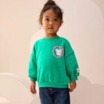 Green Peppa Pig Crew Neck Sweatshirt