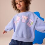 Blue Peppa Pig & Evie Pig Crew Neck Sweatshirt