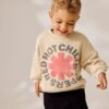 Neutral Red Hot Chili Peppers Crew Sweatshirt
