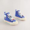 Blue Character Appliqué Standard Fit (F) High Top