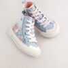 Denim Blue Rainbow Standard Fit (F) High Top